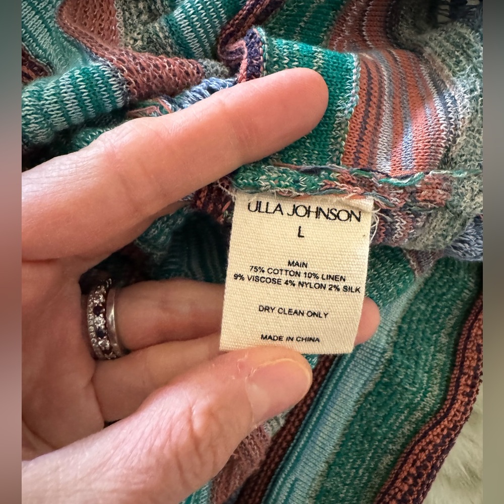 ULLA JOHNSON Fauna Stripe Knit Dress - Picture 4 of 4
